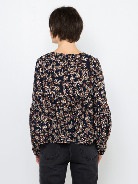 CAMAIEU Temno modra vzorčasta bluza CAMAIEU