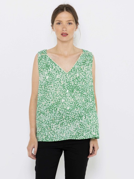 CAMAIEU Zelena vzorčasta bluza CAMAIEU
