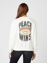 Wrangler Bela ženska majica Wrangler Retro Sweat s potiskom