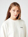 Wrangler Bela ženska majica Wrangler Retro Sweat s potiskom