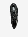Steve Madden Črni ženski bleščeči gležnjarji z okrasnimi detajli Steve Madden Hoofy