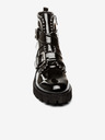 Steve Madden Črni ženski bleščeči gležnjarji z okrasnimi detajli Steve Madden Hoofy