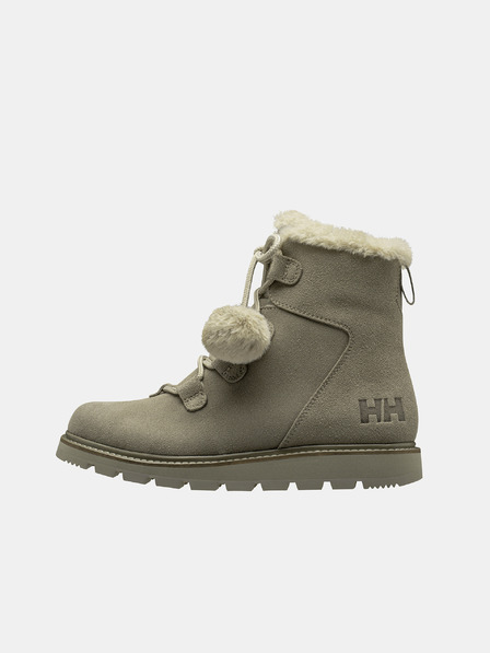Helly Hansen Kaki ženski usnjeni zimski gležnjarji HELLY HANSEN