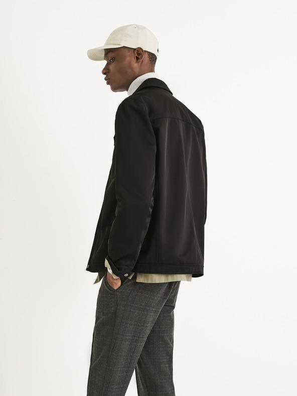 Celio Črna jakna Celio Tucrush