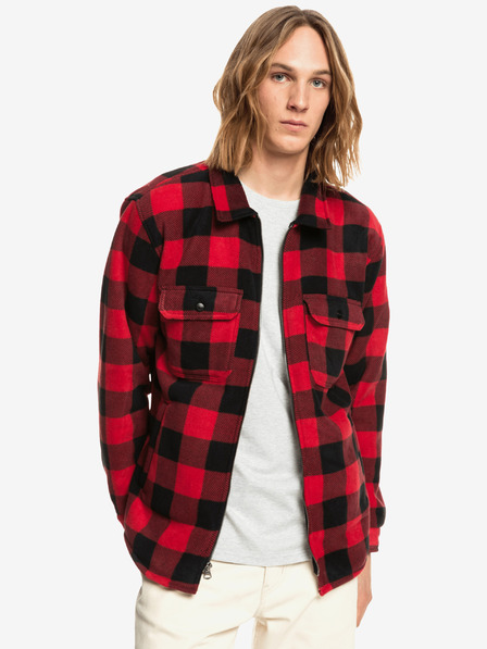 Quiksilver Rdeča moška karirasta majica Quiksilver