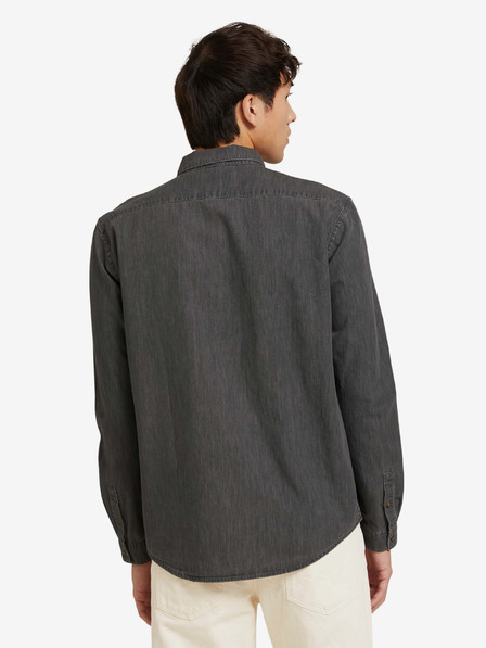 Tom Tailor Denim Temno siva moška srajca Tom Tailor Denim