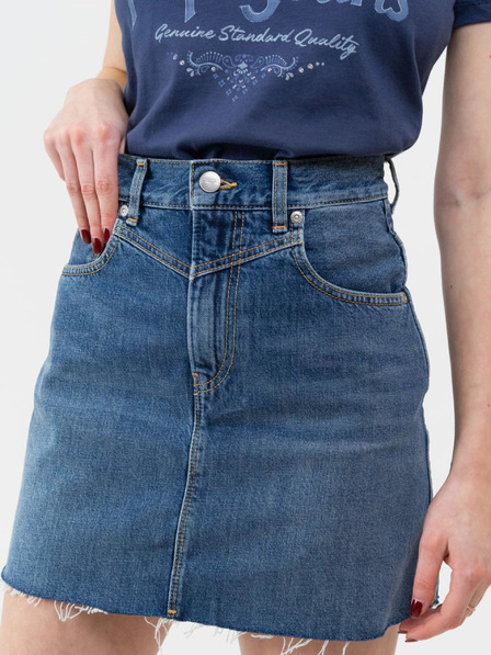 Pepe Jeans Modra ženska džins krilo Pepe Jeans Rachel