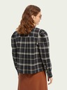 Scotch & Soda Temno modra ženska karirasta lahka jakna Scotch & Soda