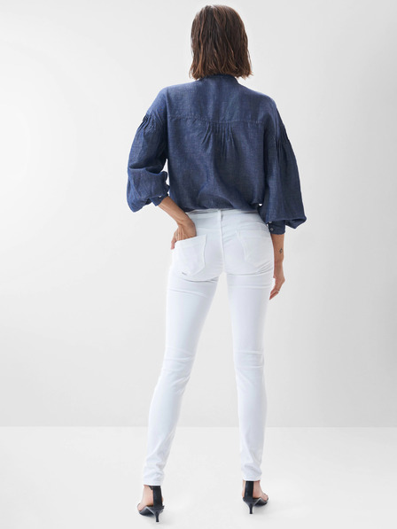 Salsa Jeans Bele ženske kavbojke ozkega kroja Salsa Jeans