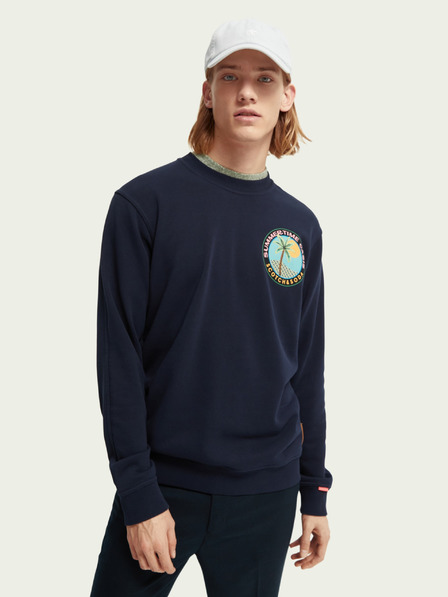 Scotch & Soda Temno modra moška majica Scotch & Soda