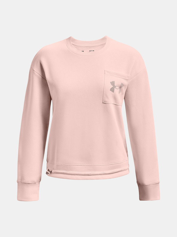 Under Armour Ženski pulover Under Armour Rival Fleece Mesh Crew