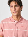 Pepe Jeans Roza moška črtasta polo majica Pepe Jeans Farrell
