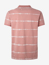 Pepe Jeans Roza moška črtasta polo majica Pepe Jeans Farrell