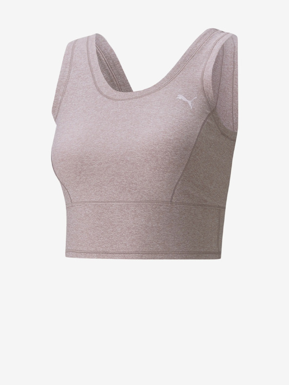 Puma Svetlo vijolična ženska športna majica s krojenim zgornjim delom Puma Studio Yogini