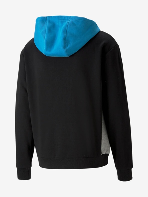 Puma Črna moška majica s kapuco Puma Playbook