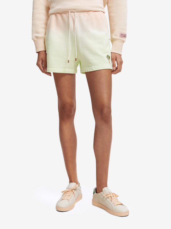 Scotch & Soda Marelično zelena ženska kratka majica Scotch & Soda