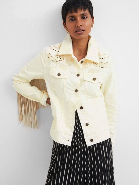 Desigual Desigual Santa Monica Cream Ženska jakna iz džinsa
