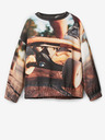Desigual Rjava fantovska majica Desigual Cupido z vzorcem