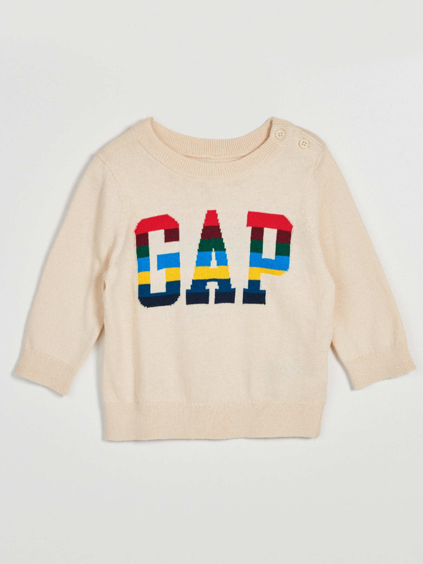 GAP Otroški pulover z logotipom GAP