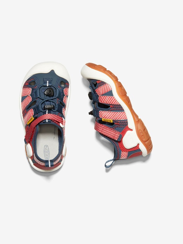 Keen Temno modri dekliški sandali Keen Knotch z vzorcem