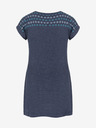 Loap LOAP Besu temno modra črtasta dekliška obleka