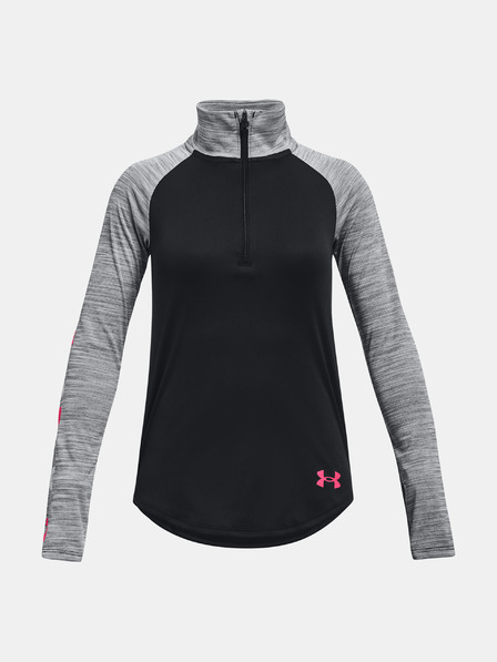 Under Armour Dekliška majica Under Armour Tech Graphic Half Zip-PNK