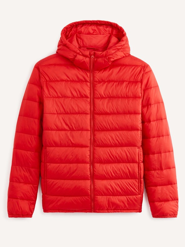 Celio Rdeča moška lahka prešita jakna Celio Vububble