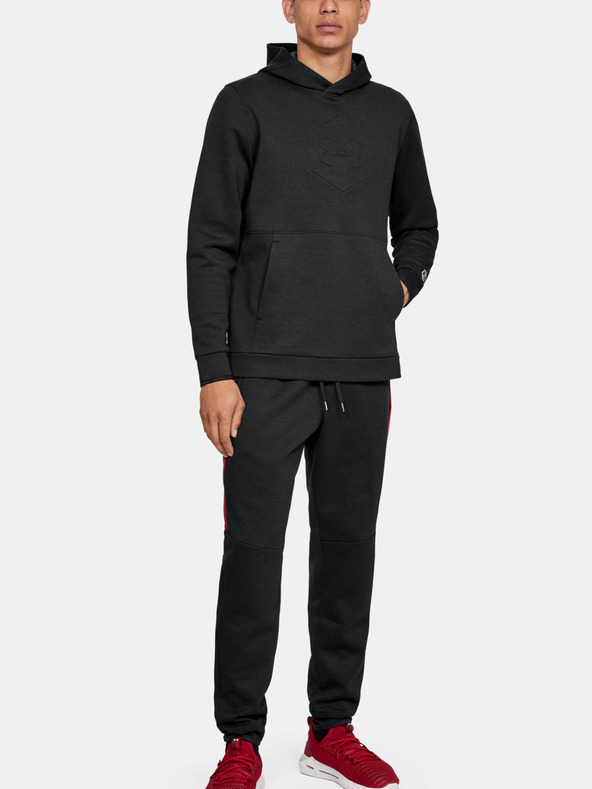 Under Armour Moški pulover Under Armour Athlete Recovery Fleece Graphic Hoodie-B