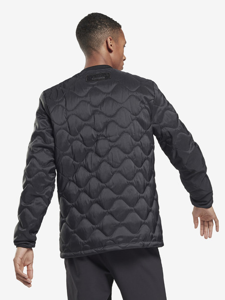 Reebok Črna moška prešita jakna Reebok LM Bomber JCKT