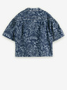 Scotch & Soda Temno modra ženska majica Scotch & Soda s cvetličnim vzorcem