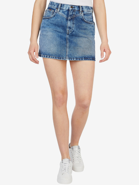 Pepe Jeans Modra ženska džins krilo Pepe Jeans Rachel