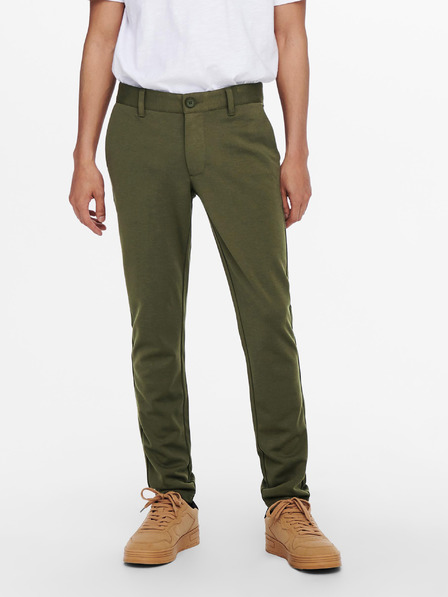 ONLY & SONS Kaki hlače ONLY & SONS