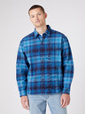 Wrangler Modra moška srajca Wrangler z vzorcem