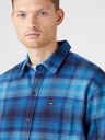 Wrangler Modra moška srajca Wrangler z vzorcem