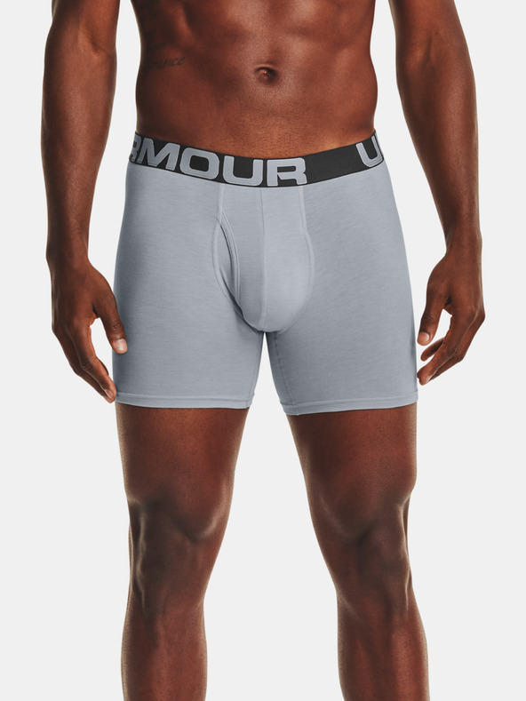 Under Armour Moške boksarice Under Armour Charged Cotton 6in 3 Pack