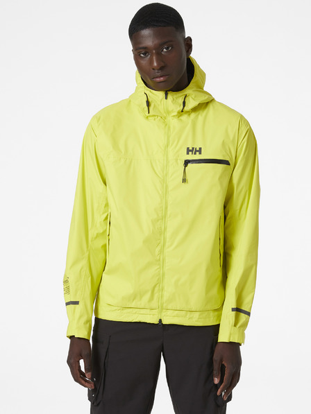 Helly Hansen Svetlo zelena Moška nepremočljiva lahka jakna s kapuco HELLY HANSEN Ride Hooded Rain
