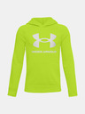 Under Armour Deški pulover Under Armour UA RIVAL FLEECE HOODIE-BLK