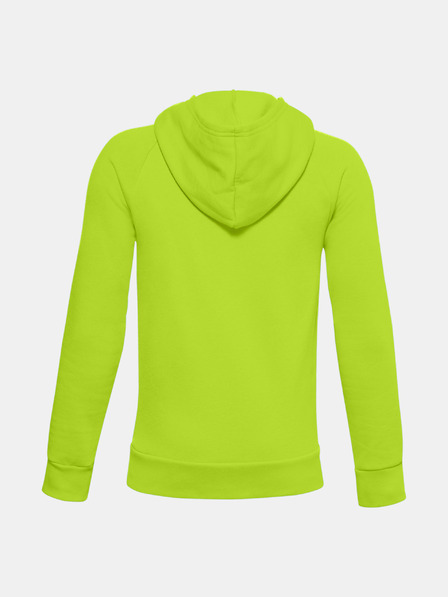 Under Armour Deški pulover Under Armour UA RIVAL FLEECE HOODIE-BLK