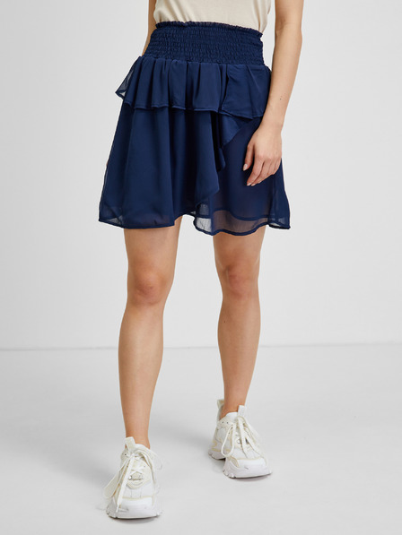 Pepe Jeans Temno modro krilo z volanom Pepe Jeans Lana 2