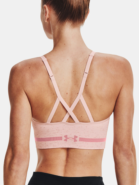 Under Armour Ženski nedrček Under Armour UA Seamless Low Long Htr Bra