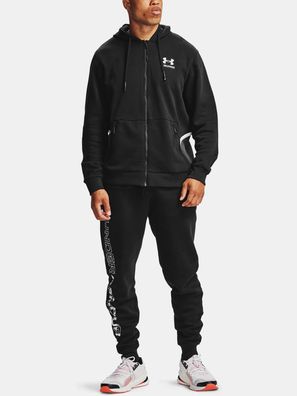 Under Armour Moški pulover Under Armour Rival Fleece AMP FZ HD