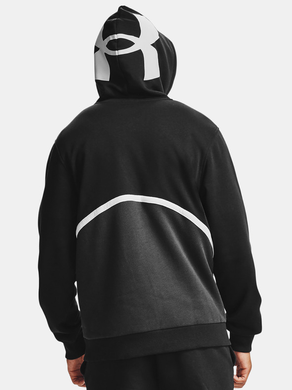 Under Armour Moški pulover Under Armour Rival Fleece AMP FZ HD