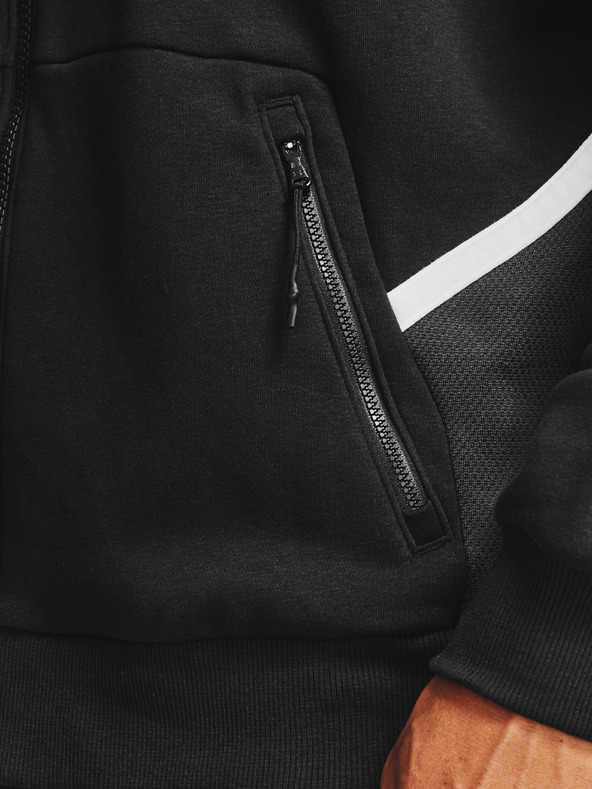 Under Armour Moški pulover Under Armour Rival Fleece AMP FZ HD