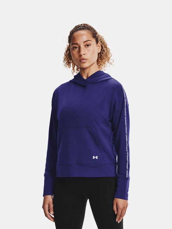 Under Armour Ženski pulover Under Armour Rival Terry Taped Hoodie