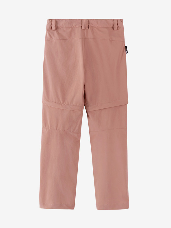 Reima Svetlo roza dekliške hlače s snemljivimi nogavicami Reima Virrat