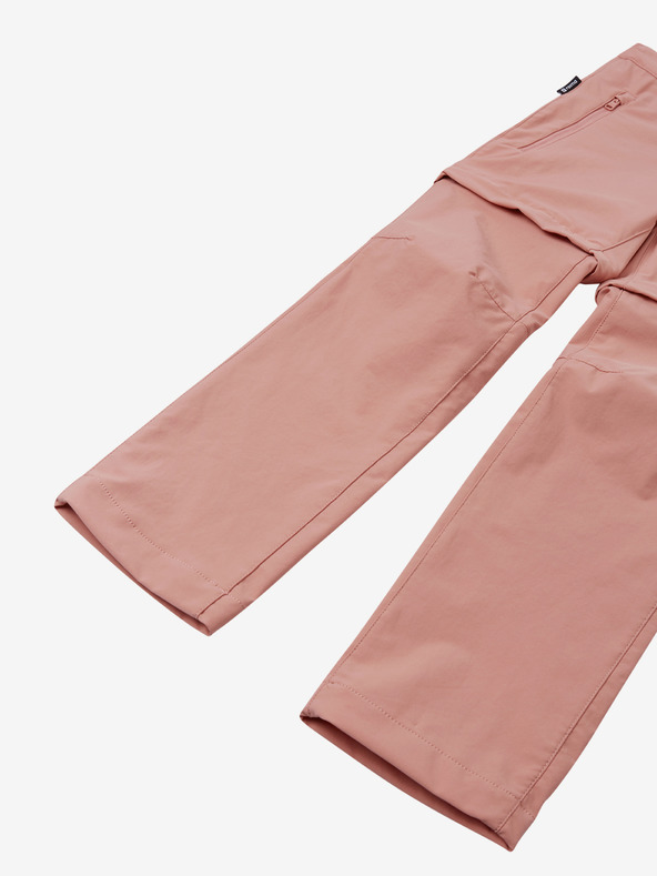 Reima Svetlo roza dekliške hlače s snemljivimi nogavicami Reima Virrat