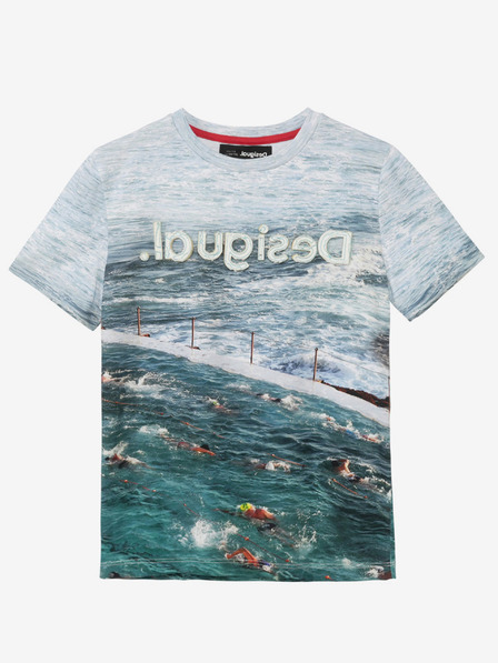 Desigual Modra fantovska majica Desigual TS Julio