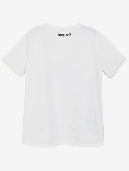 Desigual Desigual TS Amparo bela dekliška majica z vzorcem