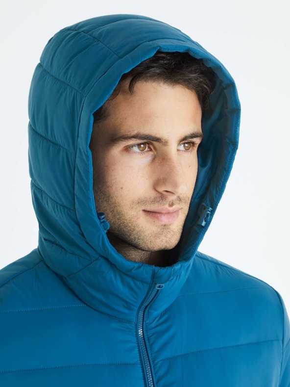 Celio Modra moška lahka prešita jakna Celio