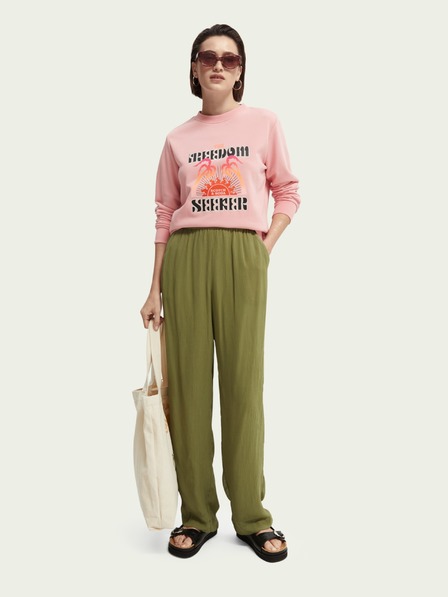 Scotch & Soda Rožnata ženska majica Scotch & Soda